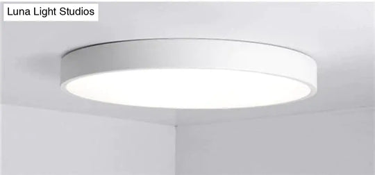 Kaley - Super Slim Led Surface Mount Light With Remote Control White / Dia23 X H5Cm Warm Ceiling