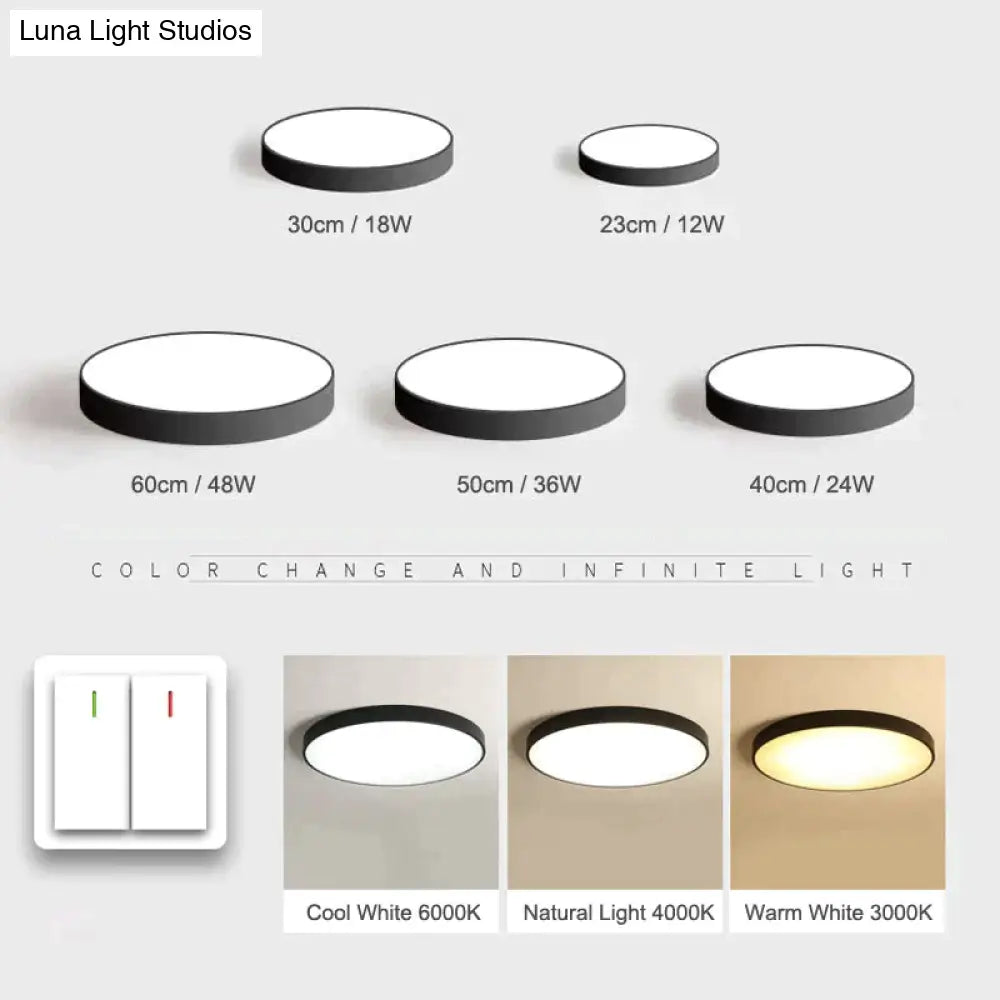 Karli - Nordic Led Ceiling Lights Ultra Thin Modern Lighting