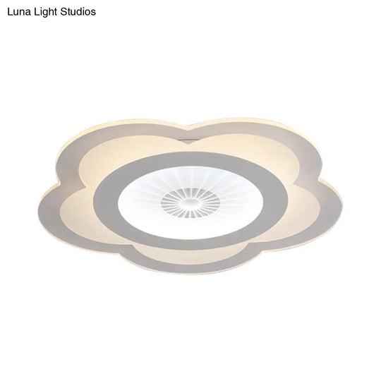 Kids Led Flower Ceiling Light For Study Room - Energy - Efficient And Eye - Caring