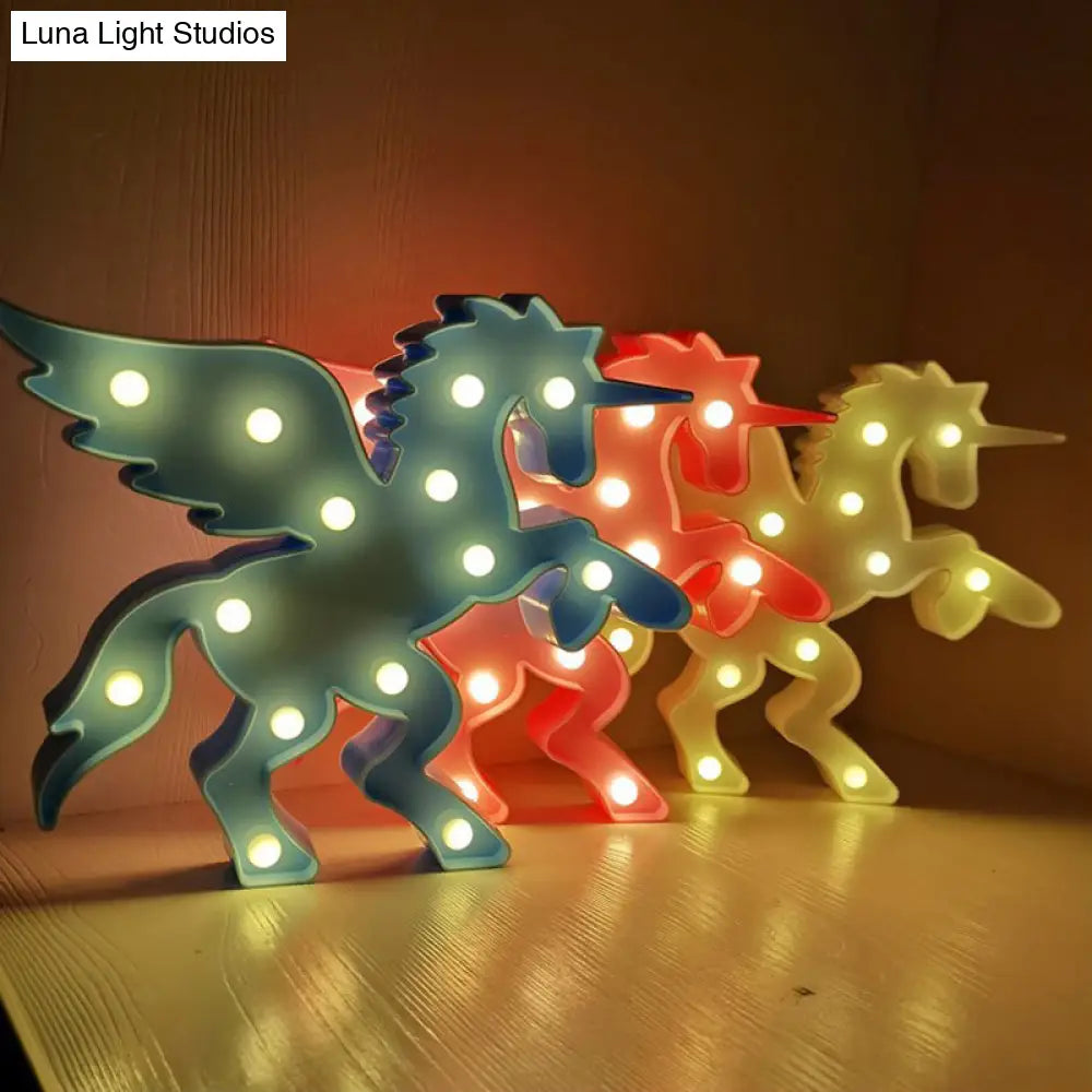 Kids Led Night Lamp - Animal Nightstand Light For Childrens Bedroom