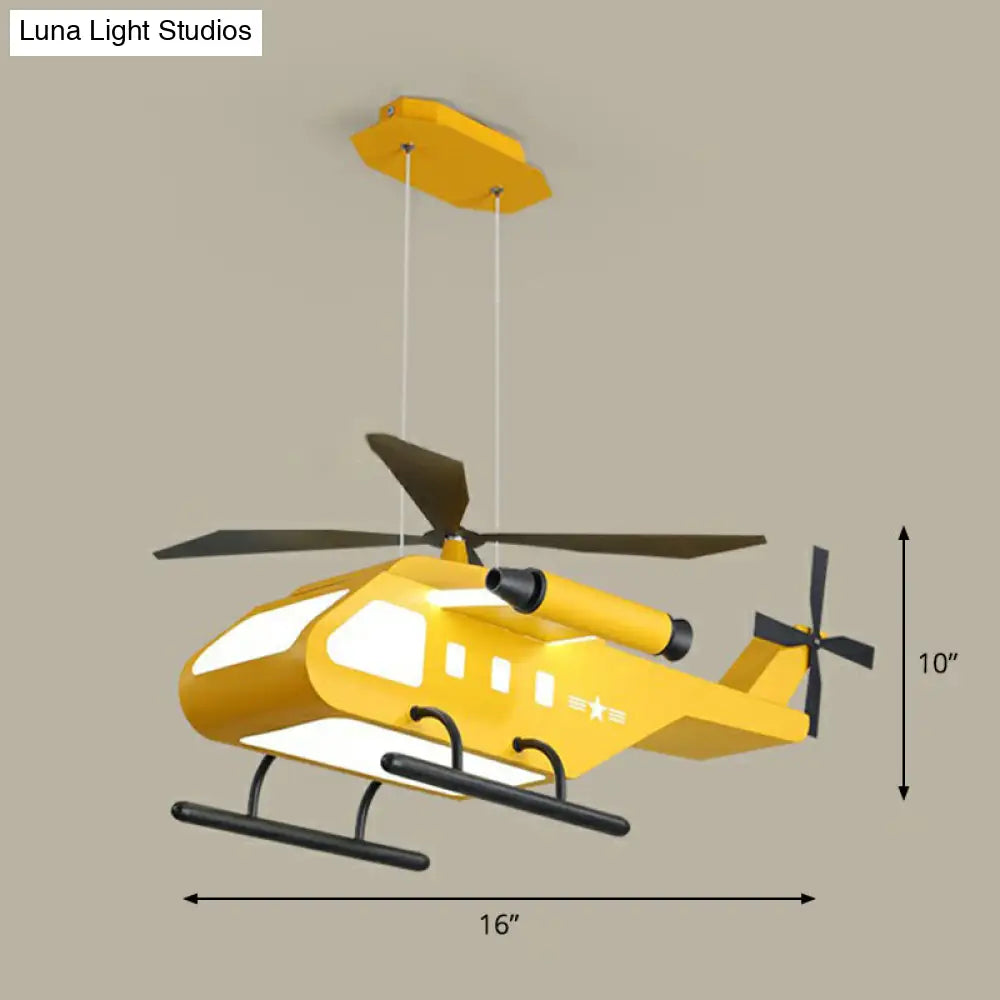 Kindergarten Cartoon Chandelier: Acrylic Led Suspension Light Fixture