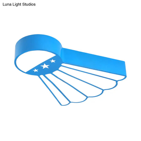 Kindergarten Ceiling Mounted Led Light For Kids’ Badminton Room (Blue/Green/Red)