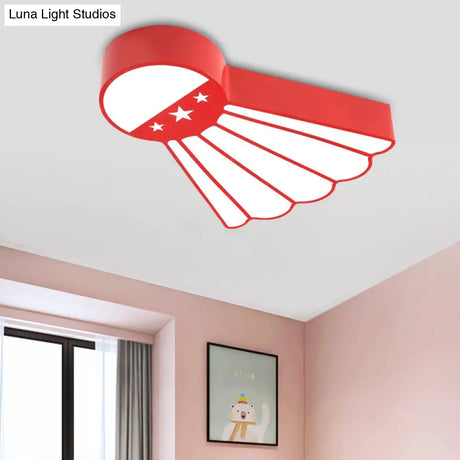 Kindergarten Ceiling Mounted Led Light For Kids’ Badminton Room (Blue/Green/Red)