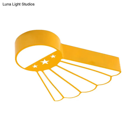 Kindergarten Ceiling Mounted Led Light For Kids’ Badminton Room (Blue/Green/Red)