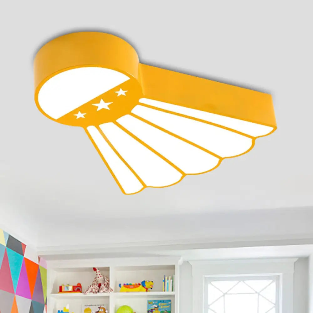 Kindergarten Ceiling Mounted Led Light For Kids’ Badminton Room (Blue/Green/Red) Yellow