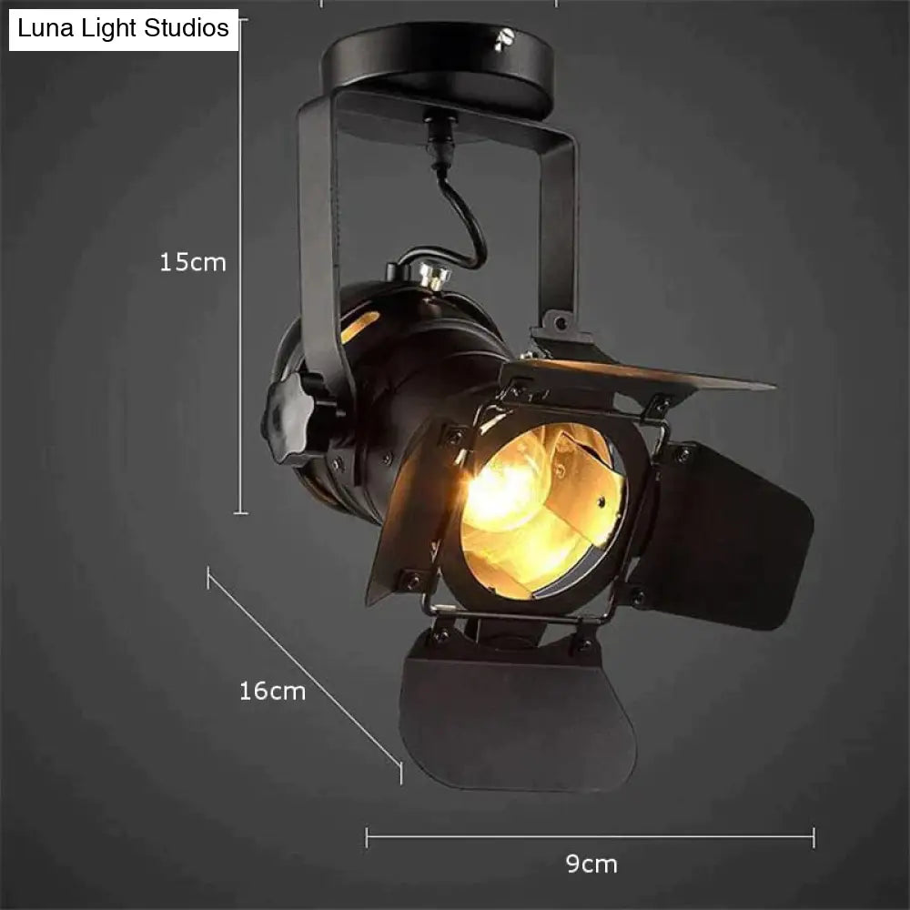 Lacey - Retro Industrial Led Ceiling Light E27 Bulb Indoor Spot Lamp For Coffee Shop Clothing Store