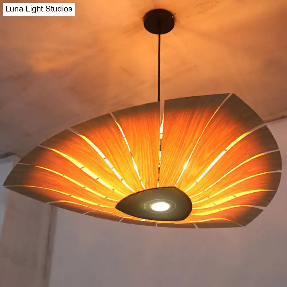 Large Leaf Shape Suspension Light For Restaurant Chandelier Lighting Pendant