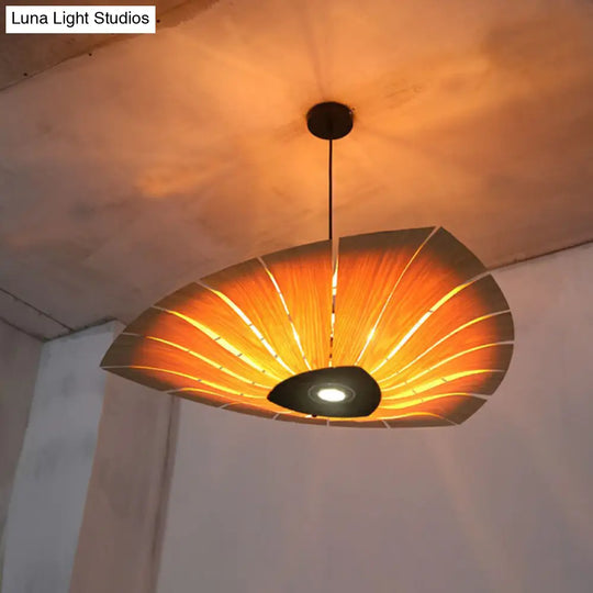 Large Leaf Shape Suspension Light For Restaurant Chandelier Lighting Pendant