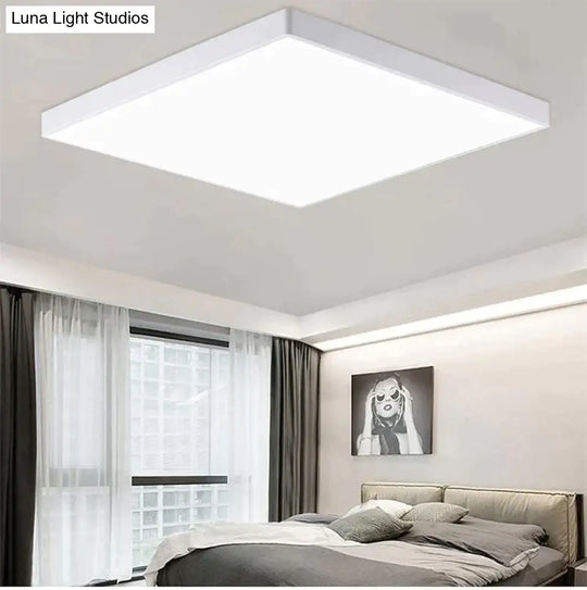 Lauren- Led Ceiling Light Acryl Alloy Modern Lamp Living Room Lighting Round & Square 3Cm Super Thin