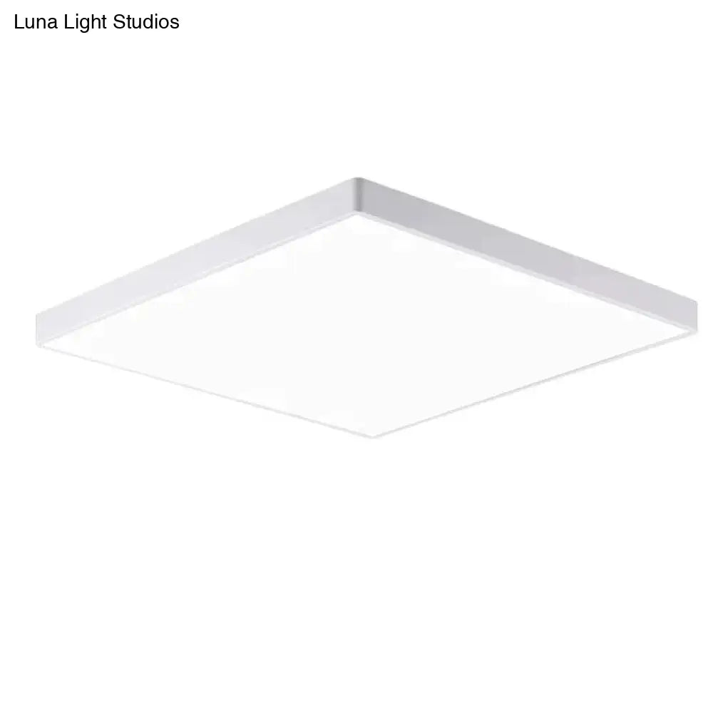 Lauren- Led Ceiling Light Acryl Alloy Modern Lamp Living Room Lighting Round & Square 3Cm Super Thin