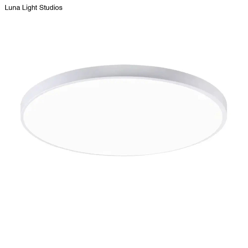 Lauren- Led Ceiling Light Acryl Alloy Modern Lamp Living Room Lighting Round & Square 3Cm Super Thin