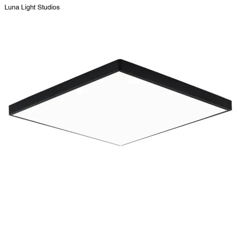 Lauren- Led Ceiling Light Acryl Alloy Modern Lamp Living Room Lighting Round & Square 3Cm Super Thin