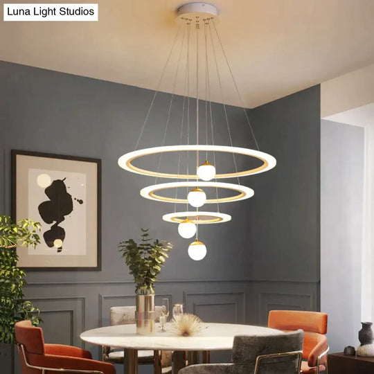 Laya - Minimalist Led Ring Pendant Light