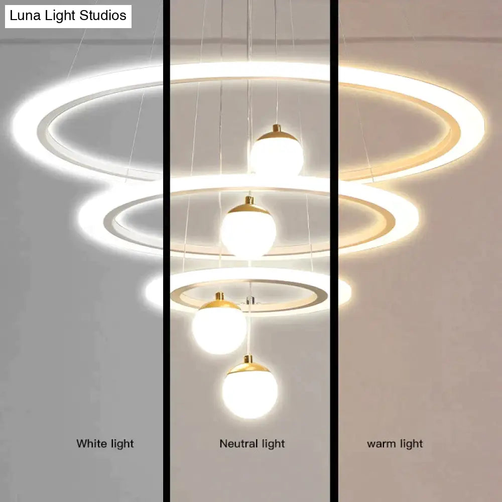 Laya - Minimalist Led Ring Pendant Light