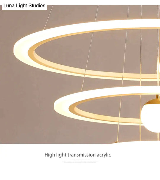 Laya - Minimalist Led Ring Pendant Light