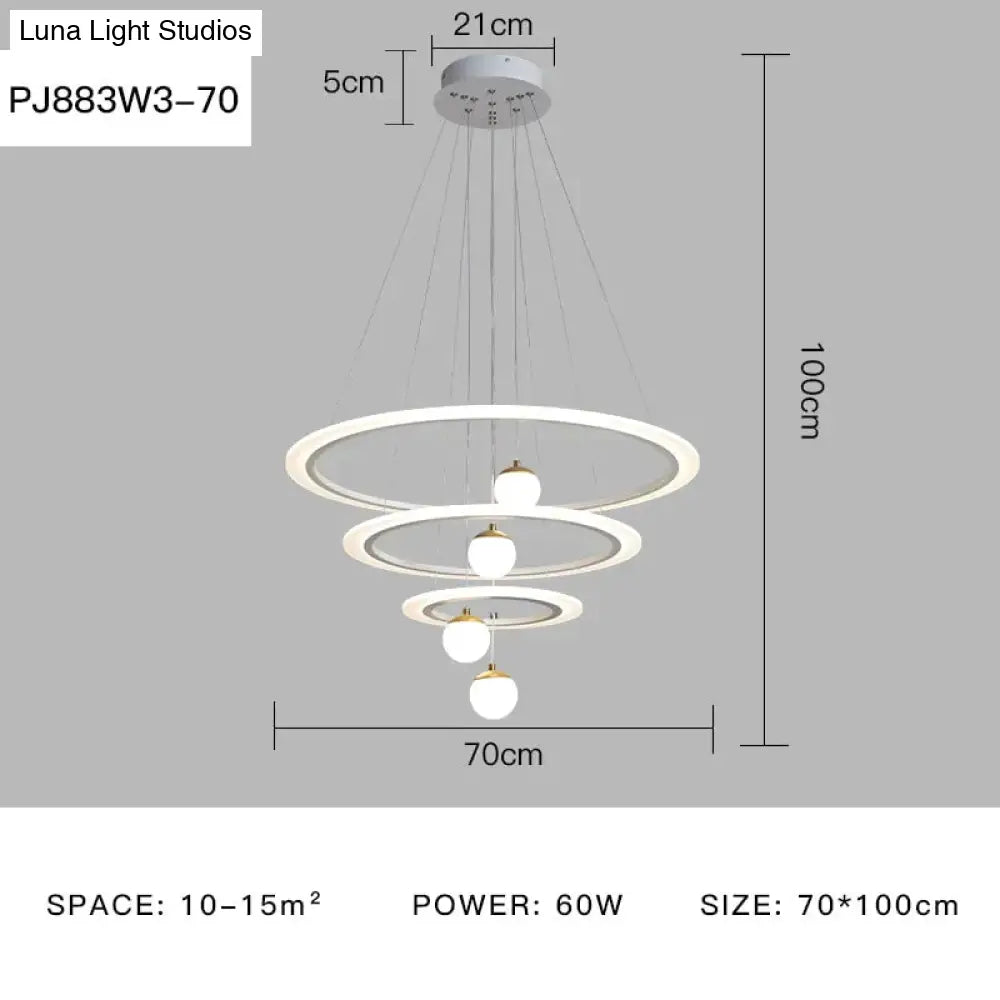 Laya - Minimalist Led Ring Pendant Light