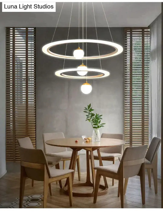 Laya - Minimalist Led Ring Pendant Light