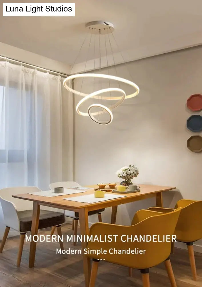 Laya - Minimalist Led Ring Pendant Light