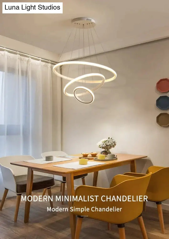 Laya - Minimalist Led Ring Pendant Light