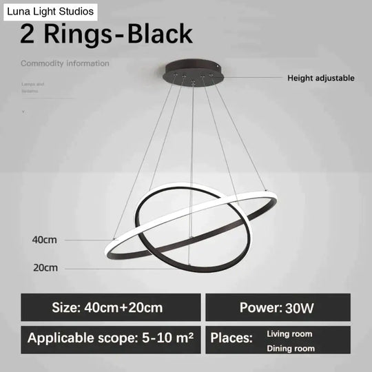 Laya - Minimalist Led Ring Pendant Light