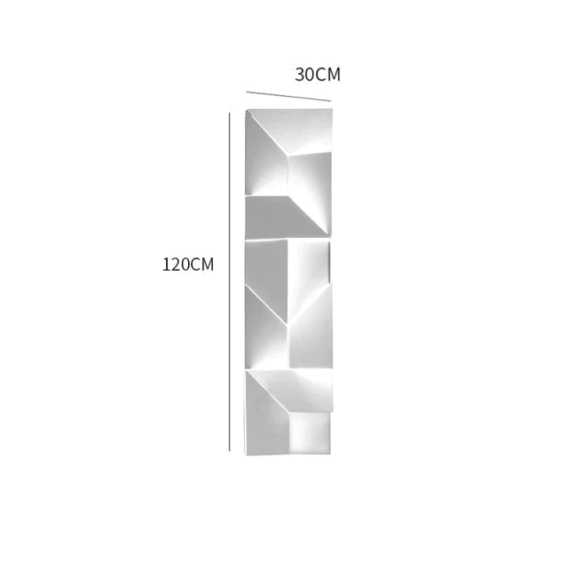 Leanne | Geometric Wall Lamp 120X30X14 40W / Warm White (2700-3500K)