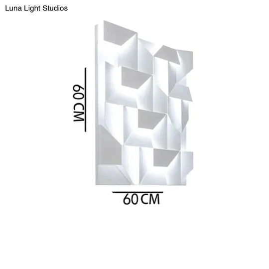 Leanne | Geometric Wall Lamp 60X60X14 35W / Warm White (2700-3500K)