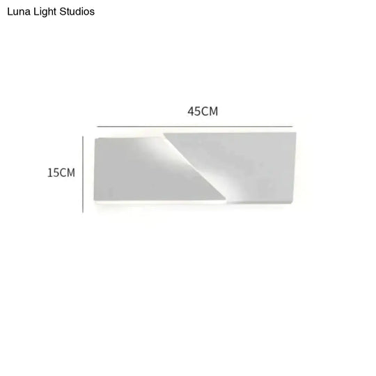 Leanne | Geometric Wall Lamp 45X15X14 8W / Warm White (2700-3500K)