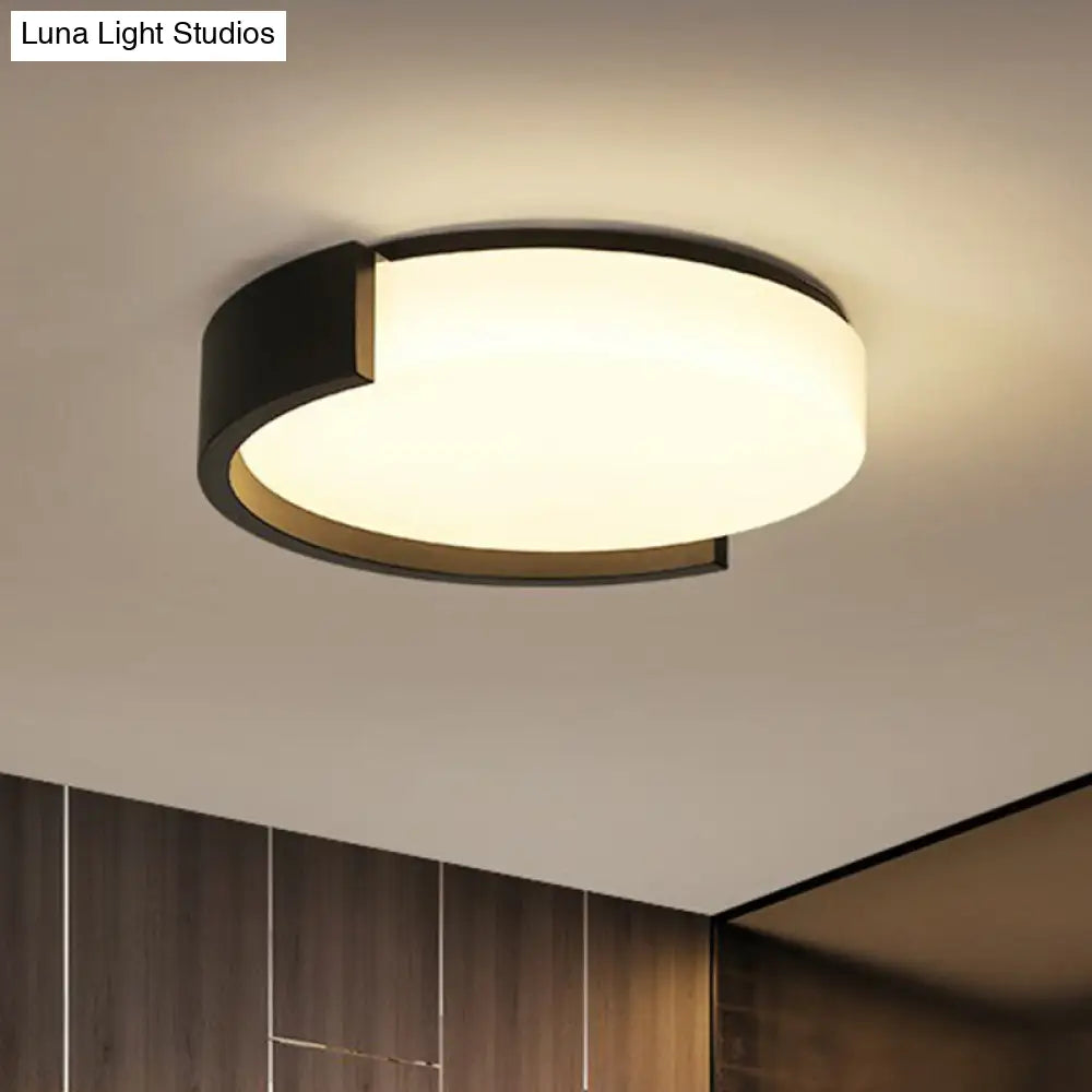 Led Acrylic Ceiling Light: Sleek Flush-Mount Fixture For Bedrooms