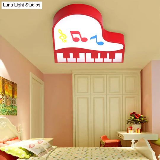 Led Cartoon Ceiling Light In Multiple Colors For Childrens Room - Warm/White