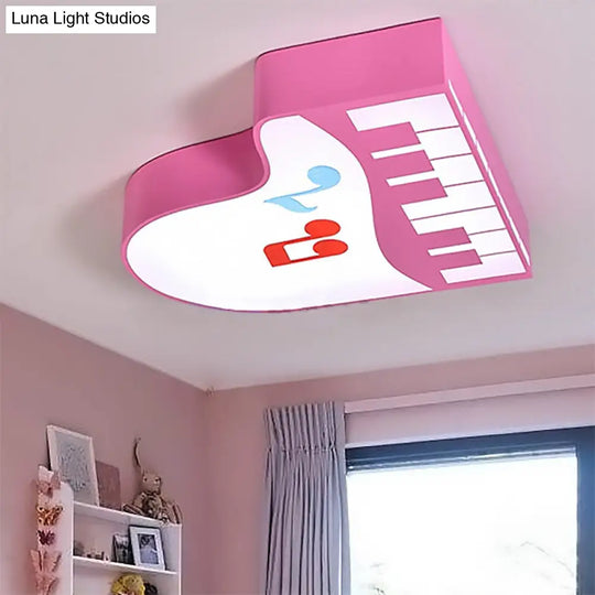 Led Cartoon Ceiling Light In Multiple Colors For Childrens Room - Warm/White Pink / Warm