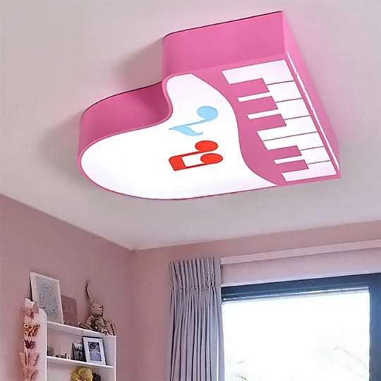 Led Cartoon Ceiling Light In Multiple Colors For Children’s Room - Warm/White Pink / Warm