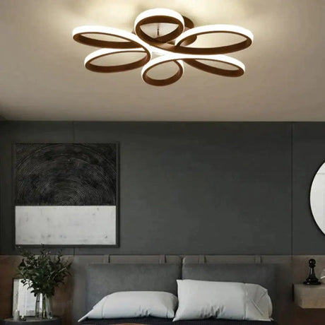 LED Ceiling Lamp Flower shaped Living Room Lamp Simple Study Hotel Light In The Bedroom Ceiling