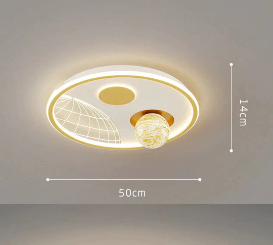 LED Ceiling Lamp Glass Living Room Lamp Dining Room Bedroom Modern Simple Lamp