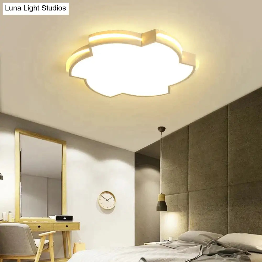 Led Ceiling Lamp Pattern Simple Modern Creative Bedroom