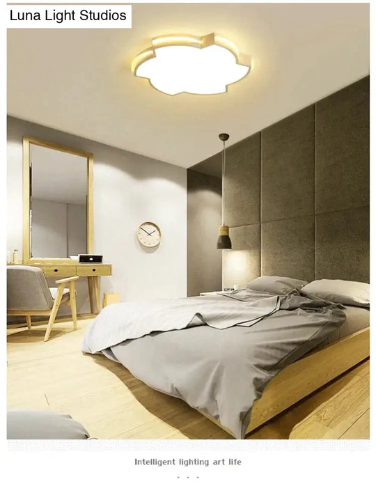 Led Ceiling Lamp Pattern Simple Modern Creative Bedroom