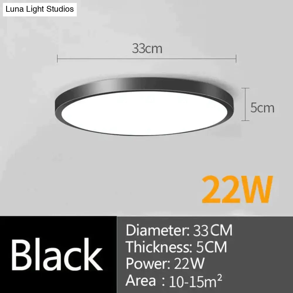 Led Ceiling Lamp Round Led Light 15W 20W 30W 50W Kitchen Luminaria Room Lights Modern Fixture