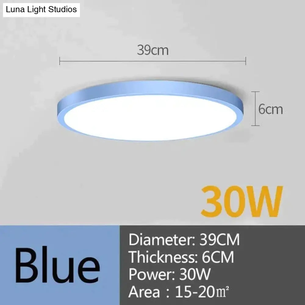 Led Ceiling Lamp Round Led Light 15W 20W 30W 50W Kitchen Luminaria Room Lights Modern Fixture