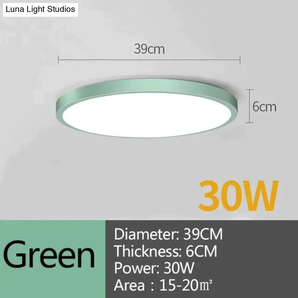 Led Ceiling Lamp Round Led Light 15W 20W 30W 50W Kitchen Luminaria Room Lights Modern Fixture