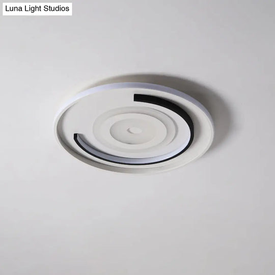 Led Ceiling Lamp - Simple Style Acrylic Ultrathin Flush Mount In Warm Or White Light