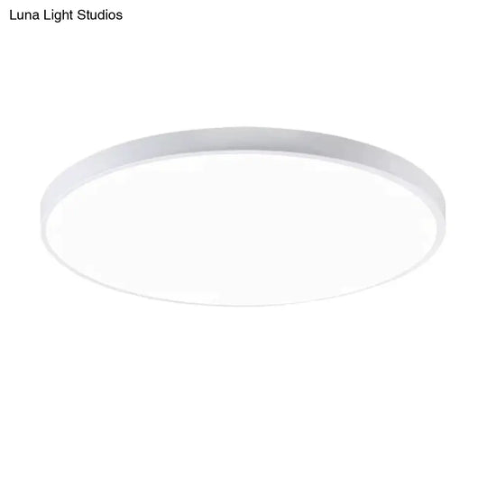 Led Ceiling Light Acryl Alloy Modern Lamp Living Room Lighting Round & Square 3Cm Super Thin For