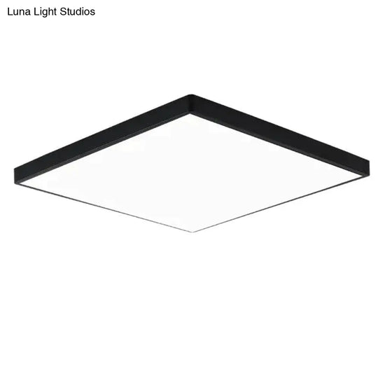 Led Ceiling Light Acryl Alloy Modern Lamp Living Room Lighting Round & Square 3Cm Super Thin For