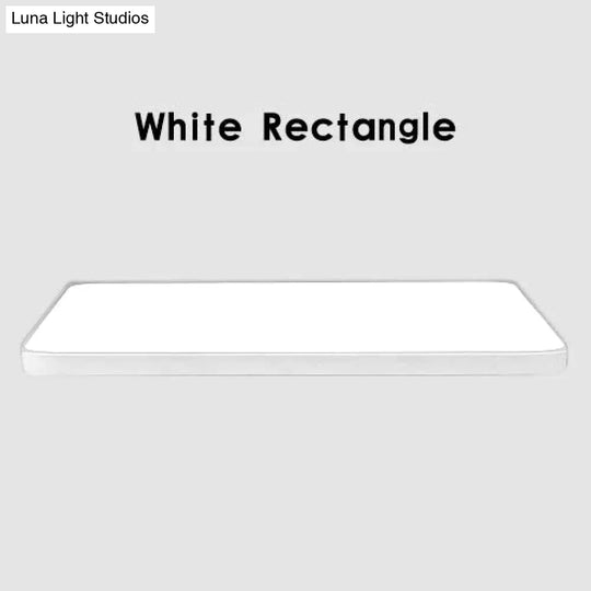 Led Ceiling Light Modern Panel Lamp Lighting Fixture Surface Mount Flush Remote Control