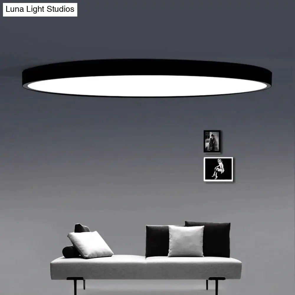 Led Ceiling Light Modern Panel Lamp Lighting Fixture Surface Mount Flush Remote Control