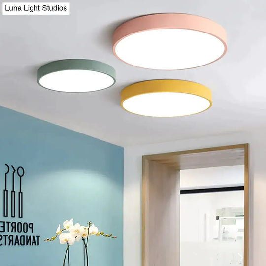 Led Ceiling Light Modern Panel Lamp Lighting Fixture Surface Mount Flush Remote Control