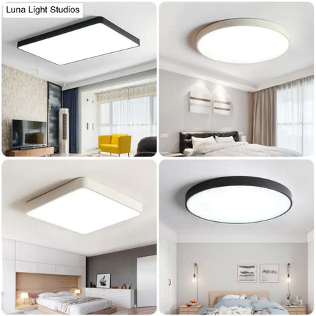 LED Ceiling Light Modern Panel Lamp Lighting Fixture Surface Mount Flush Remote Control Ceiling
