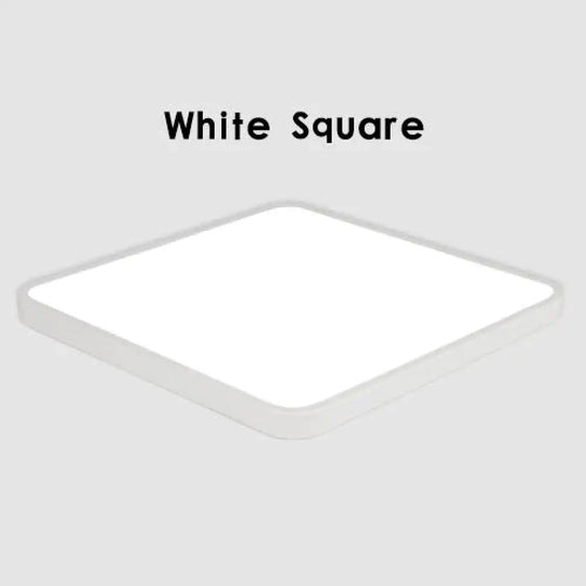 Led Ceiling Light Modern Panel Lamp Lighting Fixture Surface Mount Flush Remote Control White