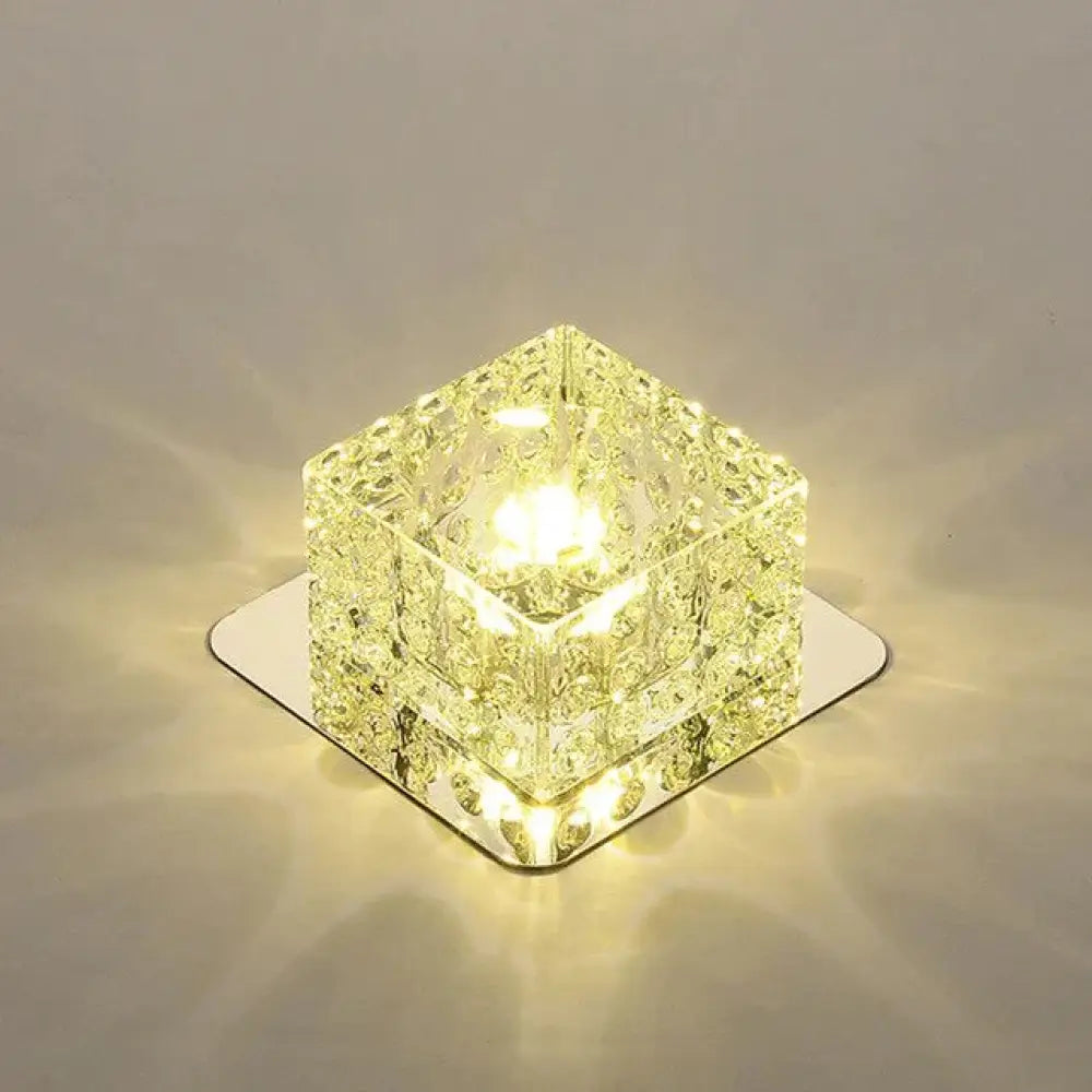 Led Ceiling Light Surface Mounted Crystal Aisle Lamp Lustre Modern For Living Room Indoor Bedroom