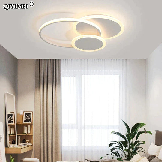 Led Ceiling Lights Living Room Bedroom Round Square Design Lighting Fixtures Dimmable Modern Dome