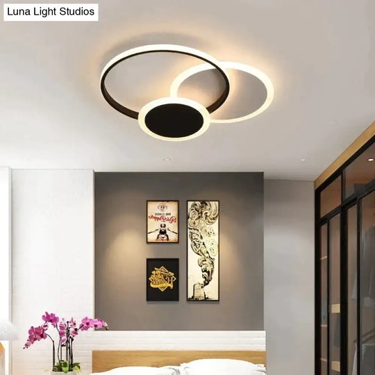 Led Ceiling Lights Living Room Bedroom Round Square Design Lighting Fixtures Dimmable Modern Dome