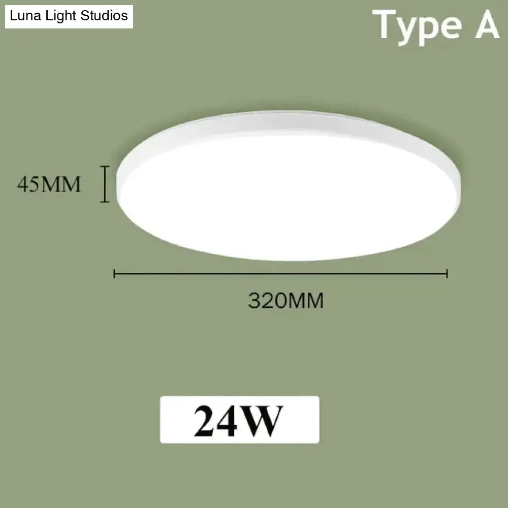 Led Ceiling Lights Modern Leds Lamp Light Fixtures Round Panel Lamps 12W 24W For Living Room Kitchen